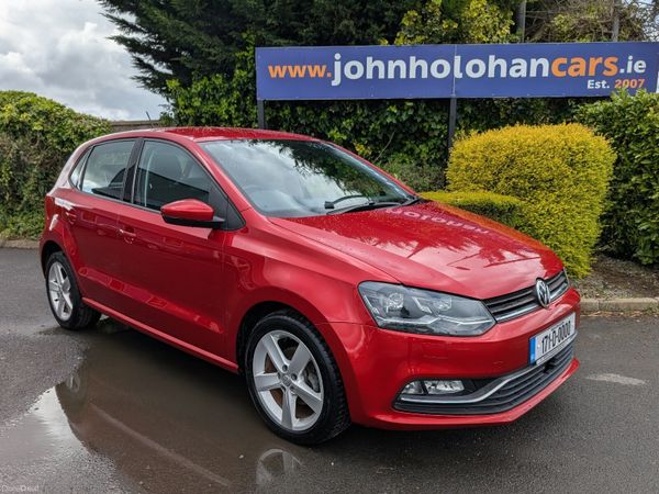 Volkswagen Polo Hatchback, Petrol, 2017, Red