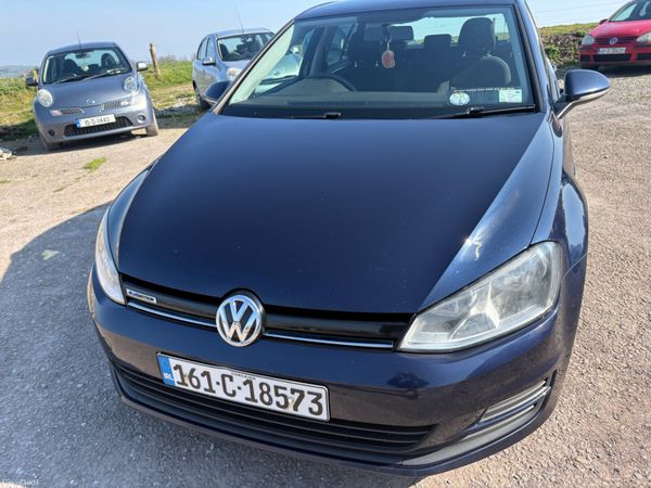 Volkswagen Golf Hatchback, Diesel, 2016, Blue
