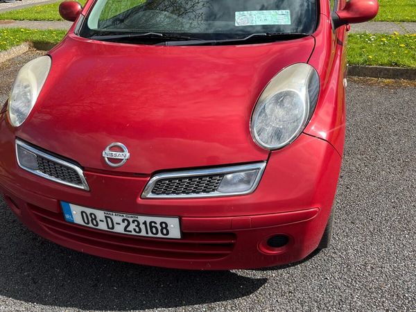 Nissan Micra Hatchback, Petrol, 2008, Red