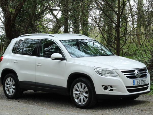 Volkswagen Tiguan SUV, Diesel, 2011, White