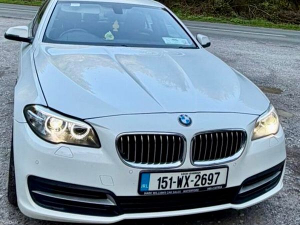 BMW 5-Series Saloon, Diesel, 2015, White