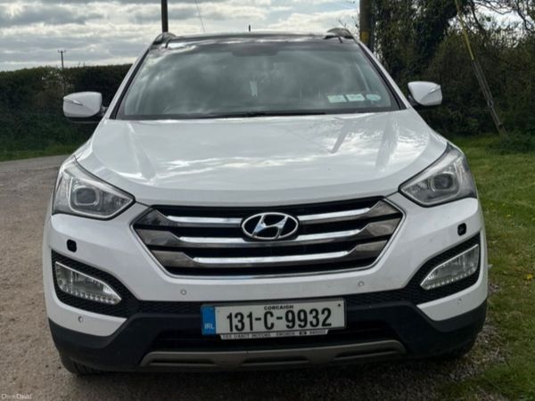 Hyundai Santa Fe SUV, Diesel, 2013, White
