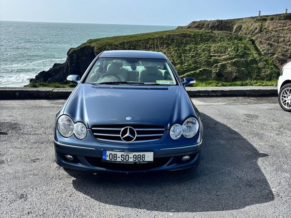 Mercedes-Benz CLK Coupe, Petrol, 2008, Blue