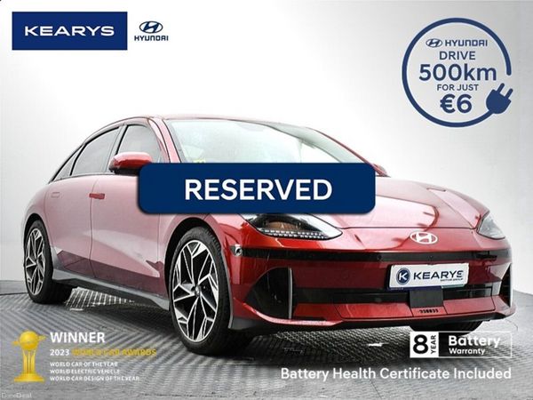 Hyundai IONIQ 6 Saloon, Electric, 2024, Red