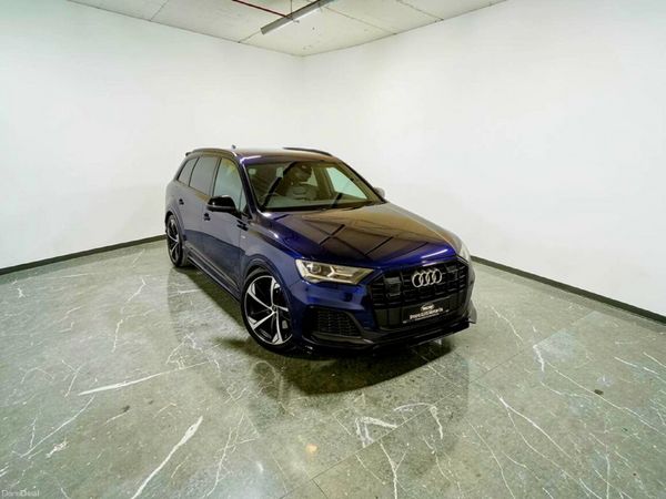Audi Q7 Estate, Petrol Hybrid, 2023, Blue