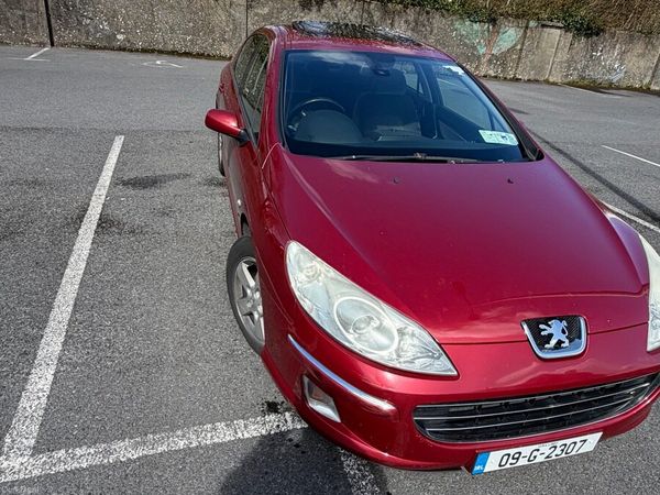 Peugeot 407 Saloon, Diesel, 2009, Red