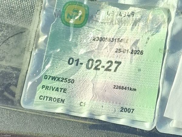 Citroen C1 Hatchback, Petrol, 2007, Black