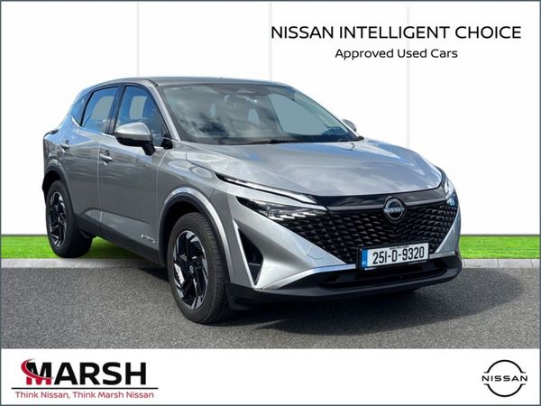 Nissan Qashqai SUV, Petrol Hybrid, 2025, Silver