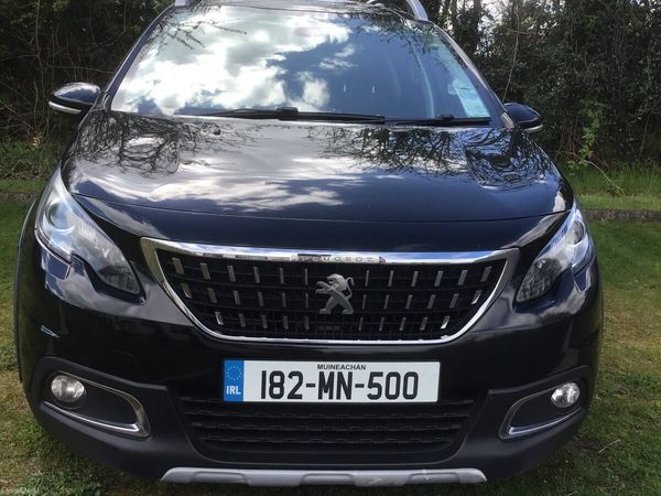 Peugeot 2008 Hatchback, Petrol, 2018, Black