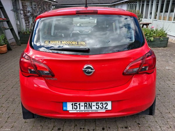 Opel Corsa Hatchback, Petrol, 2015, Red