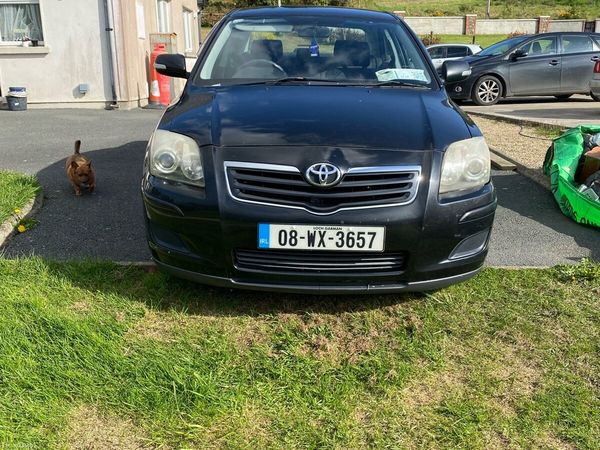 Toyota Avensis Saloon, Petrol, 2008, Black