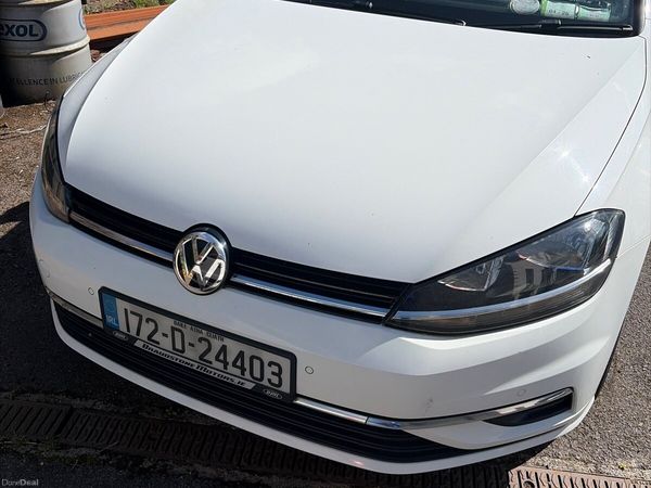 Volkswagen Golf Hatchback, Diesel, 2017, White