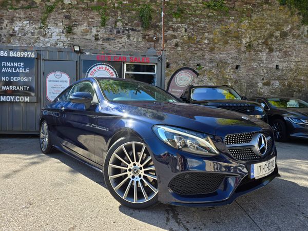 Mercedes-Benz C-Class Coupe, Diesel, 2017, Blue