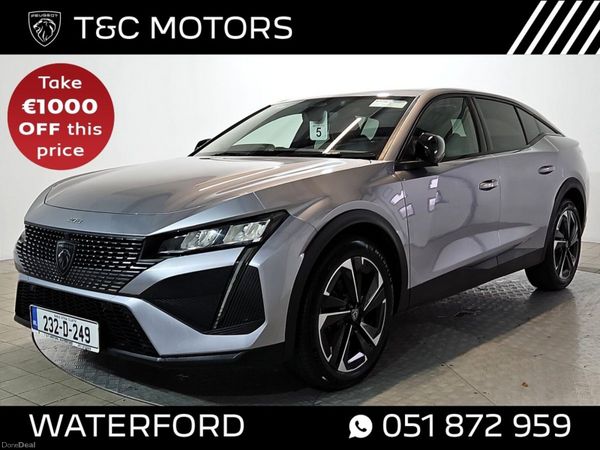 Peugeot 408 Hatchback, Petrol, 2023, Grey