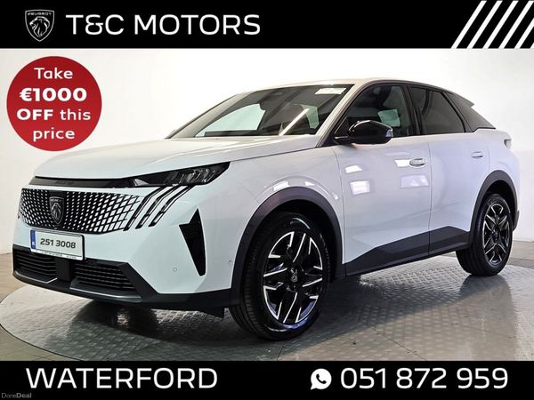 Peugeot 3008 MPV, Petrol, 2025, White