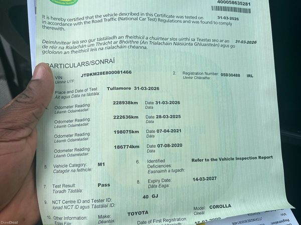 Toyota Corolla Hatchback, Petrol, 2005, Blue