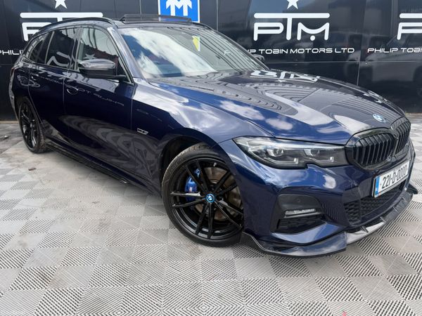 BMW 3-Series Estate, Petrol Plug-in Hybrid, 2022, Blue