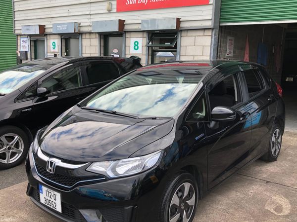 Honda Fit Hatchback, Petrol Hybrid, 2017, Black