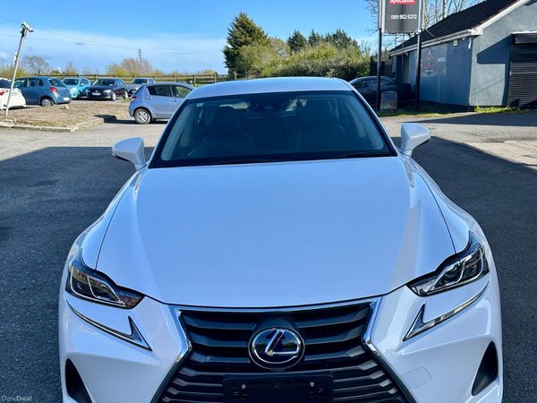 Lexus IS Saloon, Petrol Hybrid, 2017, White