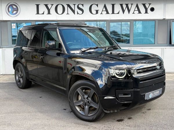 Land Rover Defender Estate, Petrol Plug-in Hybrid, 2024, Black