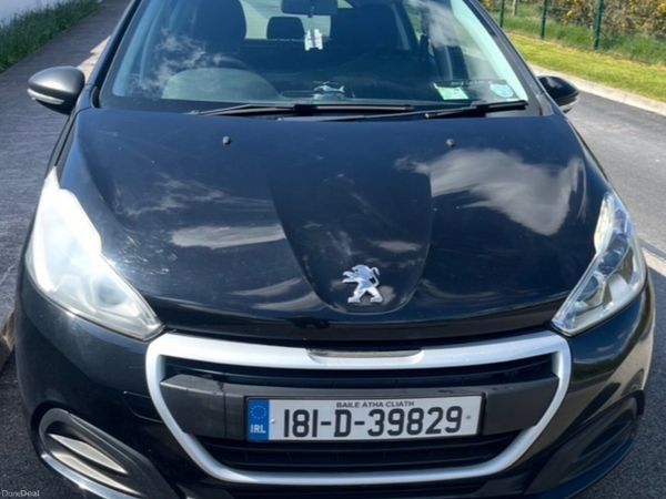 Peugeot 208 Hatchback, Petrol, 2018, Black