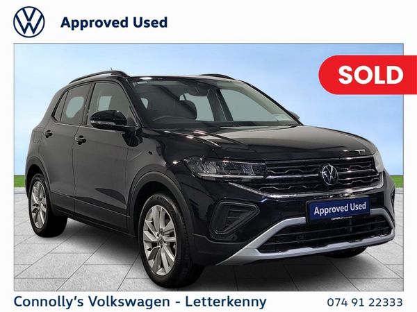 Volkswagen T-Cross SUV, Petrol, 2025, Black