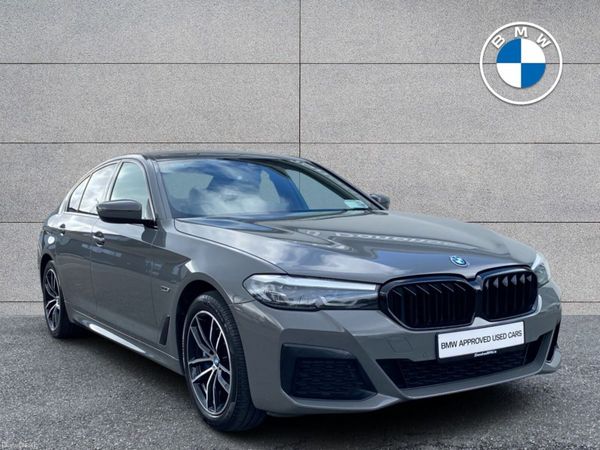 BMW 5-Series Saloon, Petrol Plug-in Hybrid, 2022, Grey