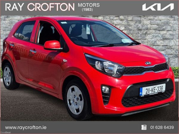 Kia Picanto Hatchback, Petrol, 2021, Red