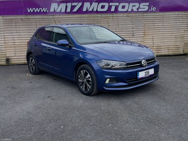 Volkswagen Polo Hatchback, Petrol, 2018, Blue