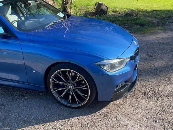 BMW 3-Series Saloon, Petrol Plug-in Hybrid, 2018, Blue