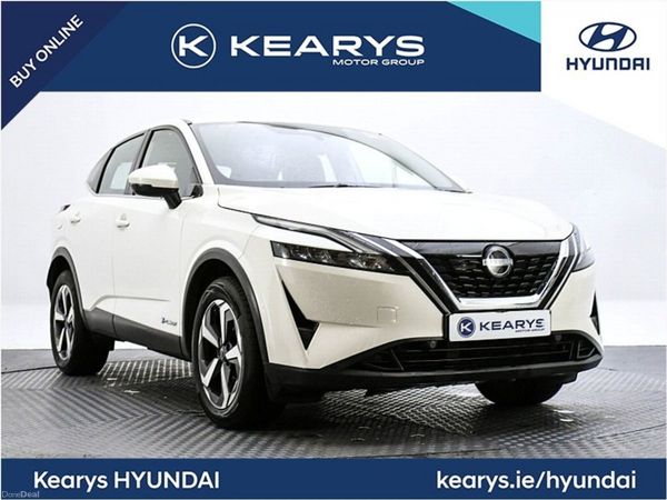 Nissan Qashqai SUV, Petrol Hybrid, 2024, White