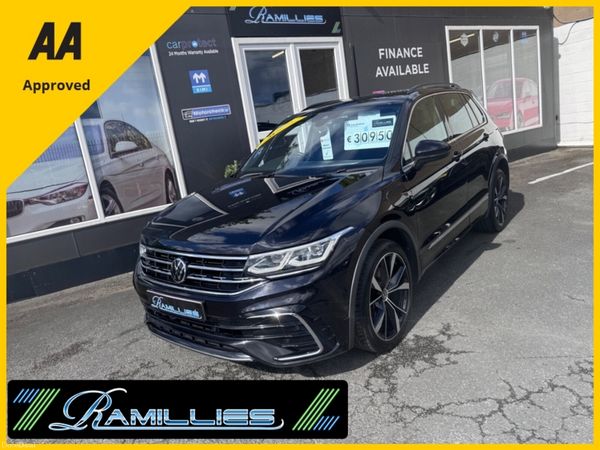 Volkswagen Tiguan SUV, Petrol Plug-in Hybrid, 2022, Black