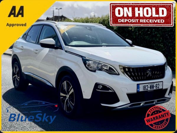 Peugeot 3008 MPV, Petrol, 2018, White