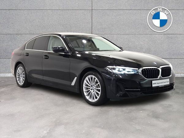 BMW 5-Series Saloon, Petrol Plug-in Hybrid, 2022, Black