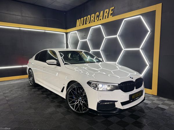 BMW 5-Series Saloon, Petrol Plug-in Hybrid, 2017, White