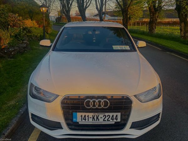 Audi A4 Saloon, Diesel, 2014, White