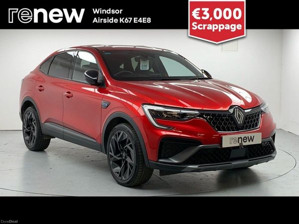 Renault Arkana Hatchback, Petrol, 2024, Red