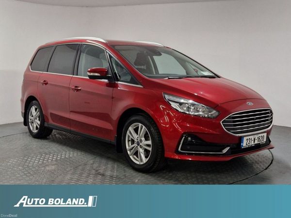 Ford Galaxy MPV, Petrol Hybrid, 2023, Red