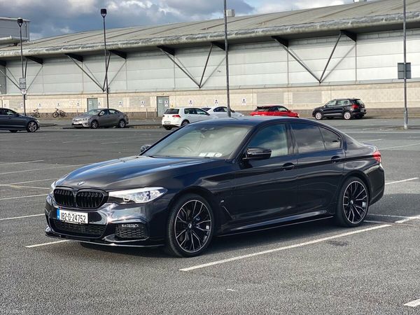 BMW 5-Series Saloon, Petrol Plug-in Hybrid, 2018, Black
