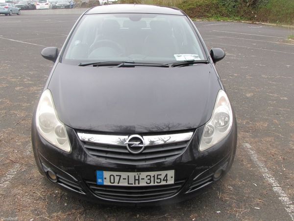 Opel Corsa Hatchback, Petrol, 2007, Black