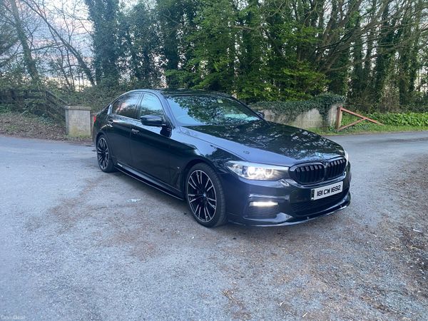 BMW 5-Series Saloon, Petrol Plug-in Hybrid, 2018, Black