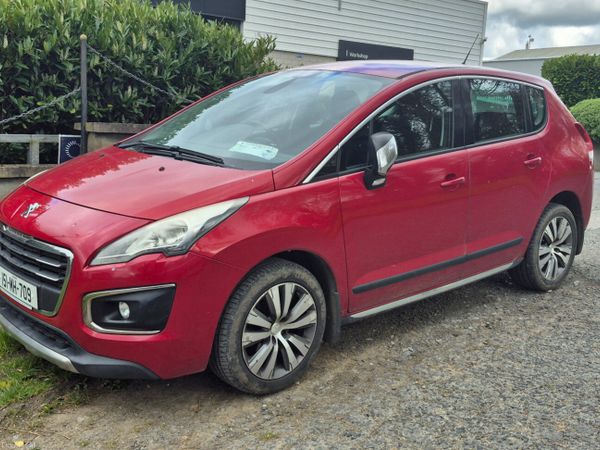 Peugeot 3008 SUV, Diesel, 2015, Red