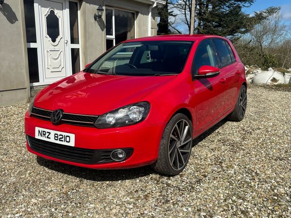 Volkswagen Golf Hatchback, Diesel, 2012, Red