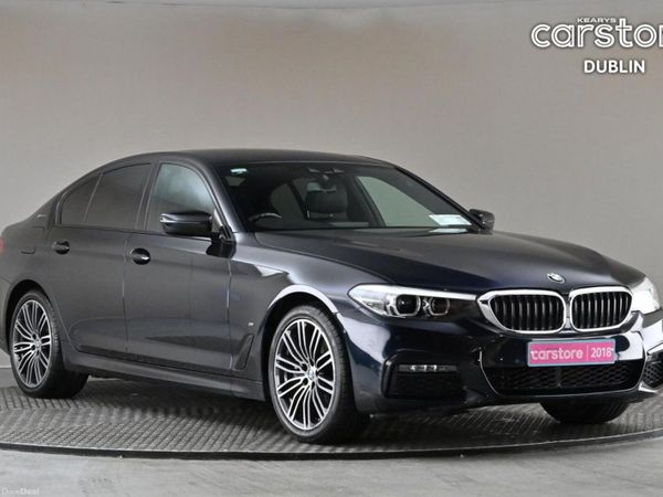 BMW 5-Series Saloon, Petrol Plug-in Hybrid, 2018, Black