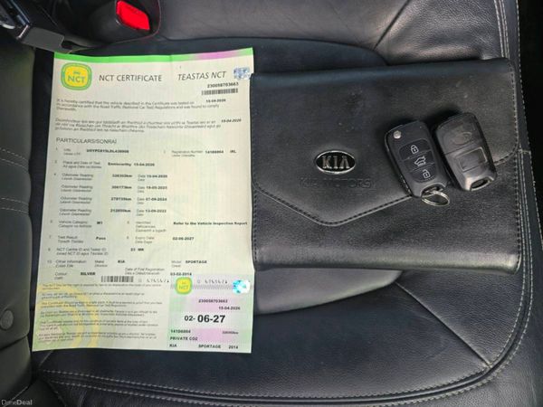 Kia Sportage SUV, Diesel, 2014, Silver