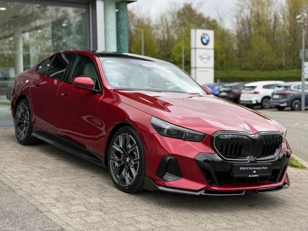 BMW 5-Series Saloon, Petrol Plug-in Hybrid, 2026, Red