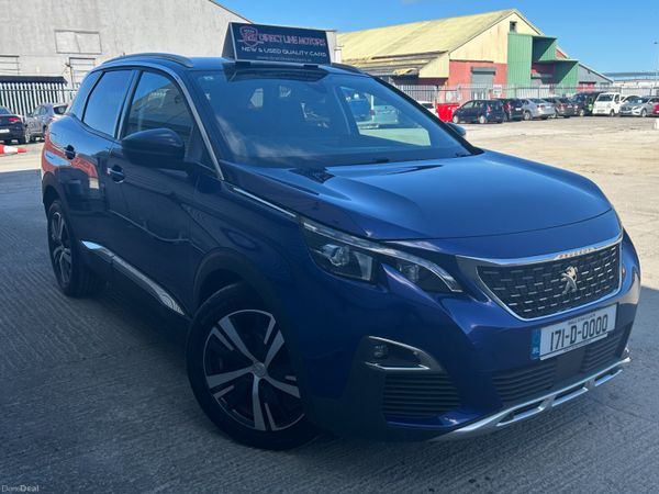 Peugeot 3008 SUV, Petrol, 2017, Blue