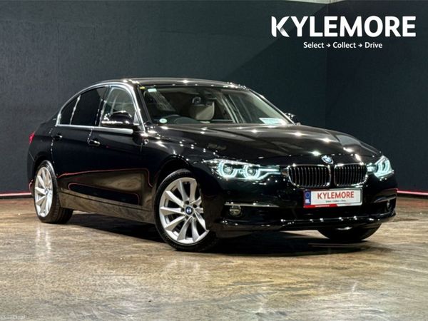 BMW 3-Series Saloon, Petrol Hybrid, 2016, Black