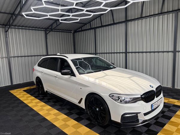 BMW 5-Series Estate, Diesel, 2017, White