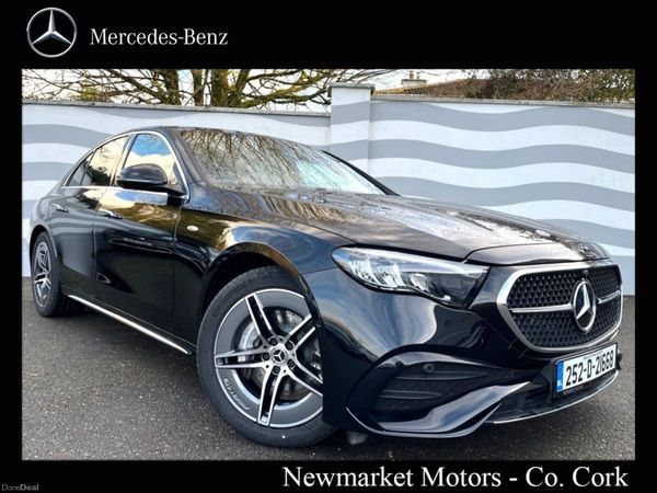 Mercedes-Benz E-Class Saloon, Diesel Plug-in Hybrid, 2025, Black